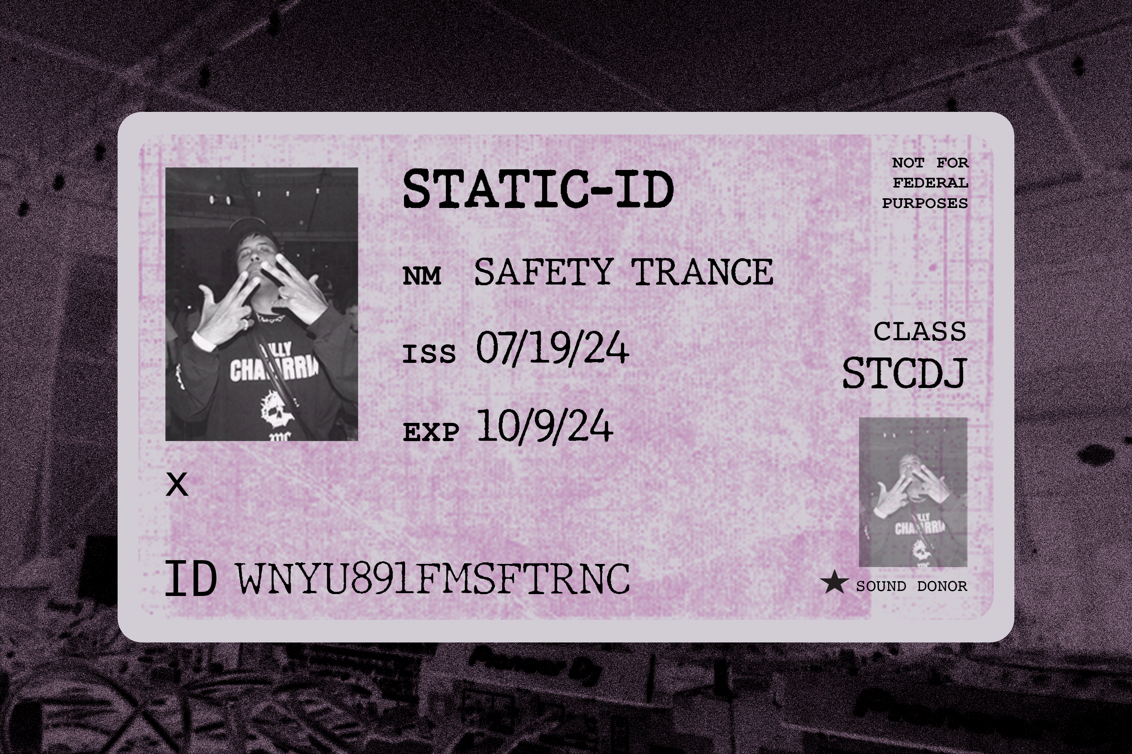 Safety Trance – STATIC-ID & Interview