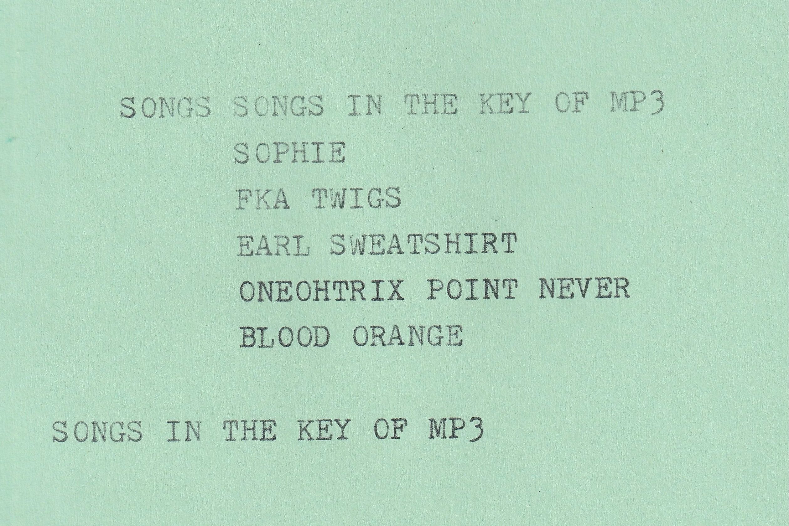 Liam Inscoe-Jones “Songs In The Key of MP3”: Interview