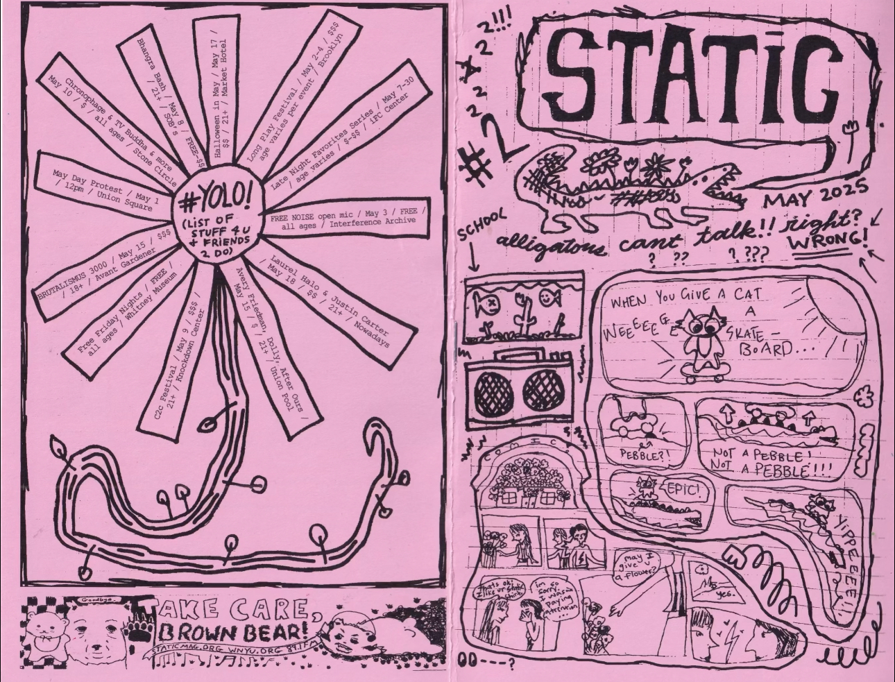 STATIC Monthly Zine! Issue #2 – May 2025